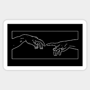 MICHELANGELO BLESSED HANDS Sticker